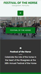 Mobile Screenshot of festivalofthehorse.org